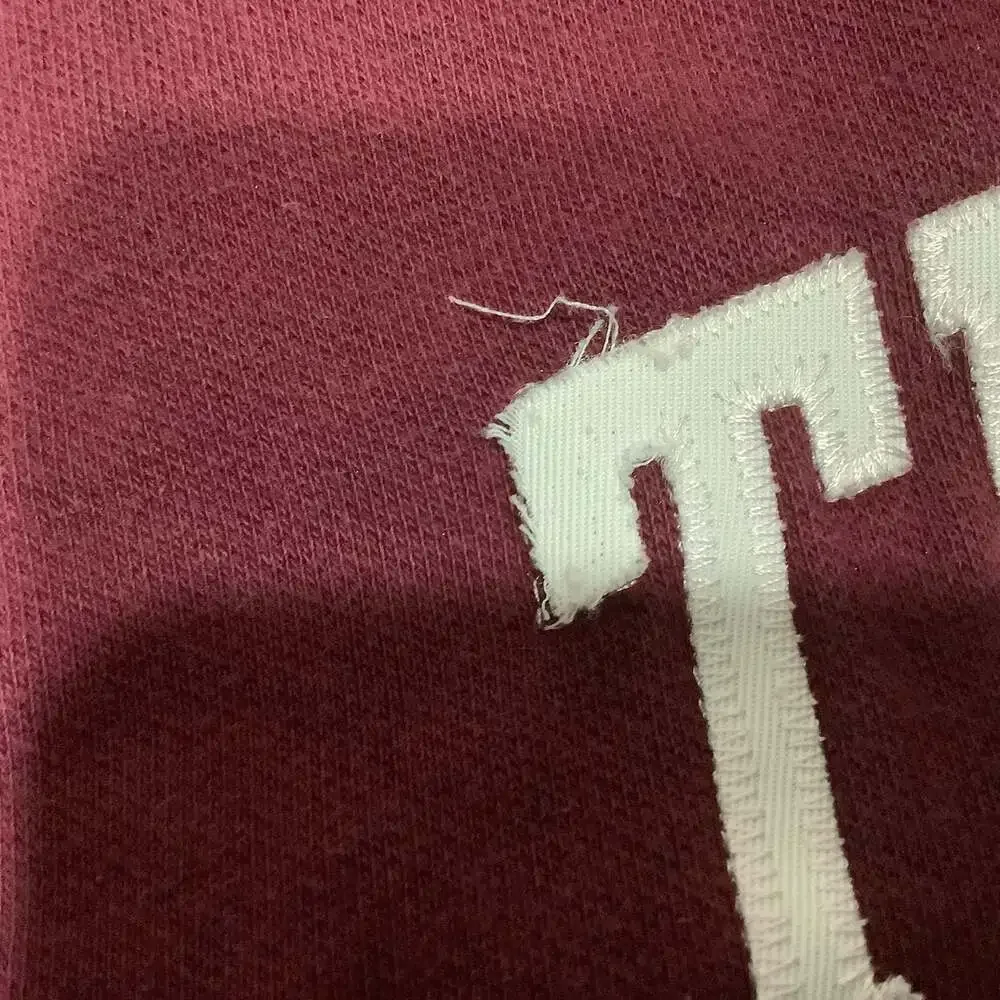 Vintage Nike Texas A&M Aggies Maroon Emboriderd  Pullover Sz Large Hoodie